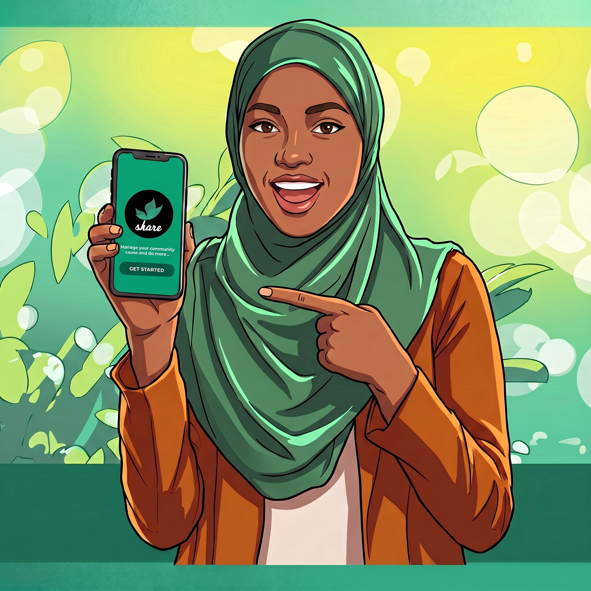 A ShareCARD commercial agent getting started with the app